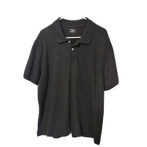 Sun River Polo Men's XL Gray 2 Button Tagless Cotton Blend Ready to Wear Fun